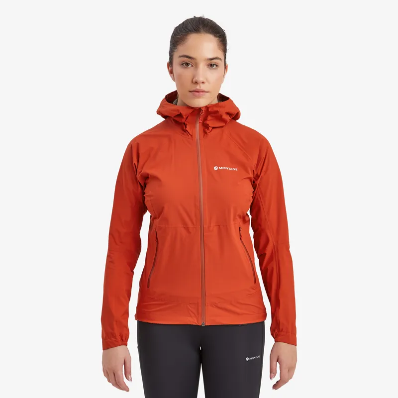 Montane Womens Minimus Lite Jacket Saffron Red-2